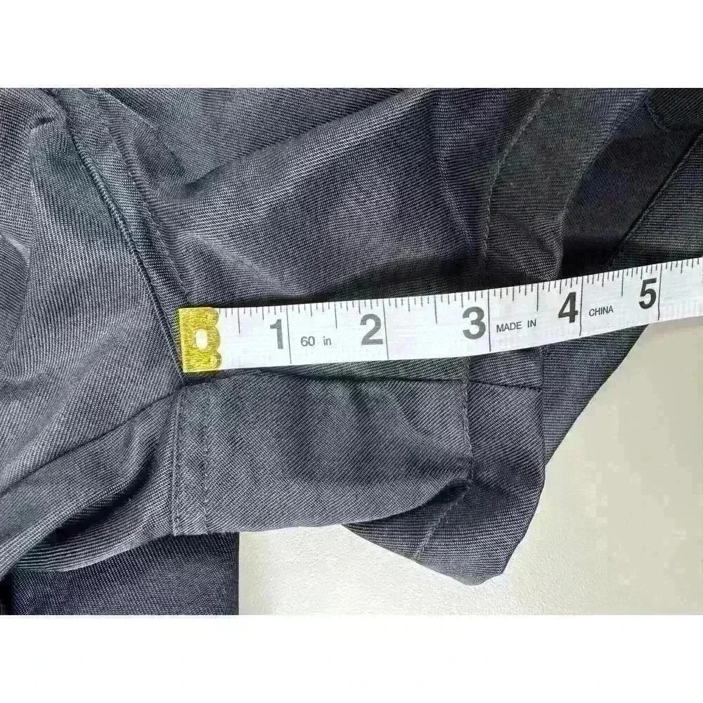 Harley Davidson Vintage 2001 Black Biker Y2K High Waisted Shorts Women’s 12 - Picture 7 of 11